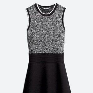Karl Lagerfeld Paris Hedi Scallop Detail Sweater Dress